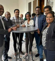 In line with its internationalization 🌍 mission, the Mekelle University delegation also convened with former and current staff members on study leave in Belgium 🇧🇪. The purpose of the meeting was to update the diaspora scholars on the University's reha